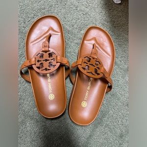 Barely Worn Tory Burch Flip Flops